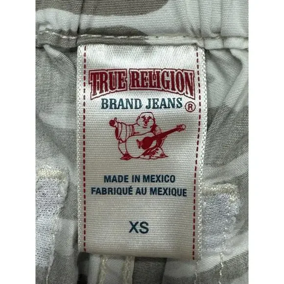True Religion Women's Gray White Camouflage Jogger Pants - Size XS (26x26) - Picture 4 of 6